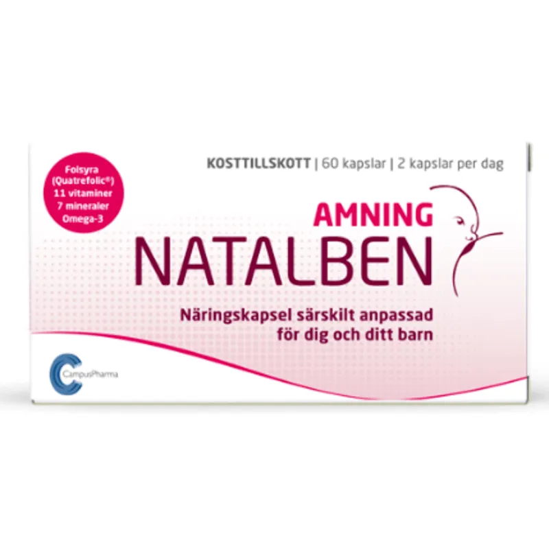 Bild 1 för Natalben Amning 60 kapslar