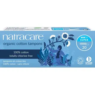 Produktfoto för Natracare Ekologiska Tamponger Super 20 st