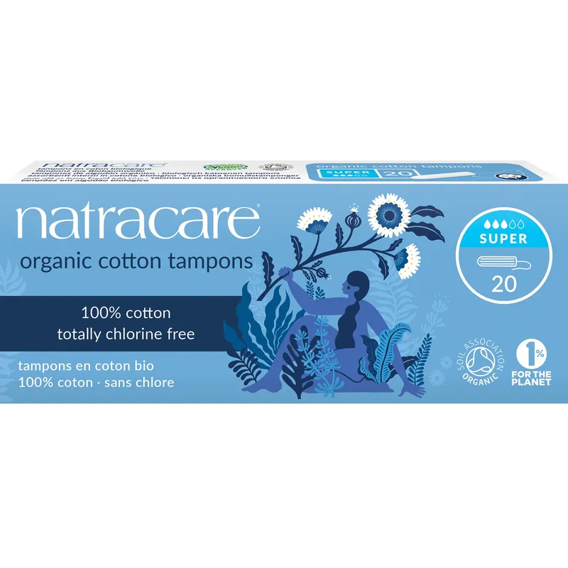 Bild 2 för Natracare Ekologiska Tamponger Super 20 st