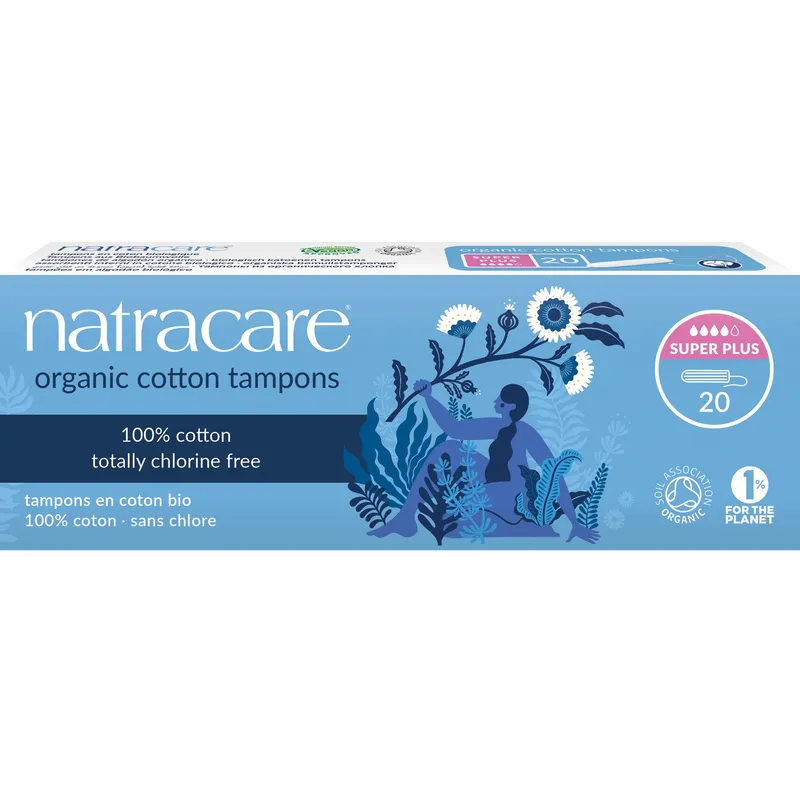 Bild 2 för Natracare Ekologiska Tamponger Super Plus, 20 st