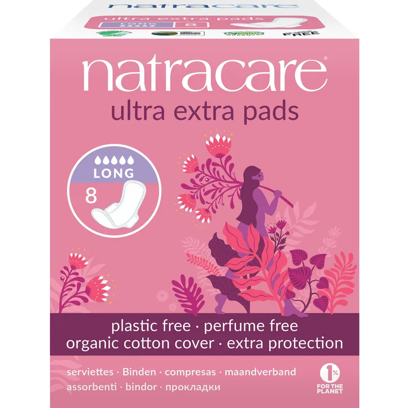 Bild 2 för Natracare Ultra Extra Pads 8 st