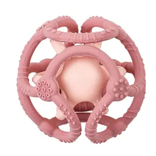 Produktfoto för Nattou soft silicone aktivitetsboll, rosa