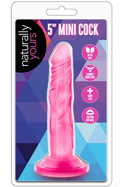 Bild 2 för Naturally Yours - Rosa Dildo 12.7 cm