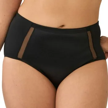 Alternativ bild 0 för NATURANA Trosor Curve Hugger High Waist Brief Svart polyamid 44 Dam