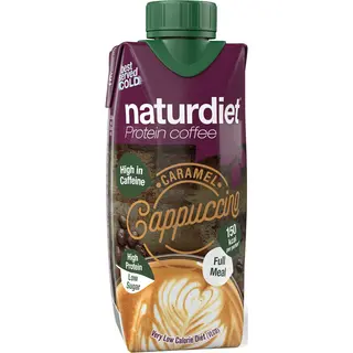Produktfoto för Naturdiet Protein Coffe Caramel Cappucino 330 ml