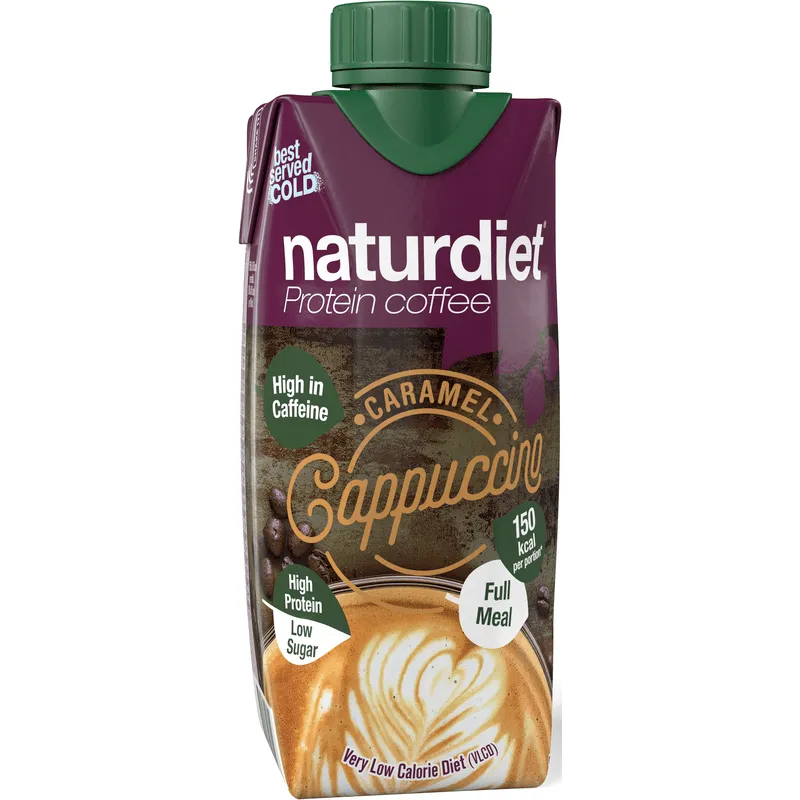 Bild 1 för Naturdiet Protein Coffe Caramel Cappucino 330 ml