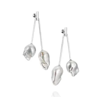 Produktfoto för Nature's Unique Örhänge Silver
