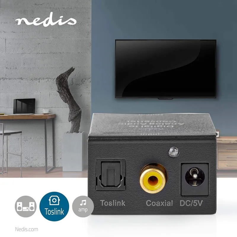 Bild 2 för Nedis ACON2510BK audio converter