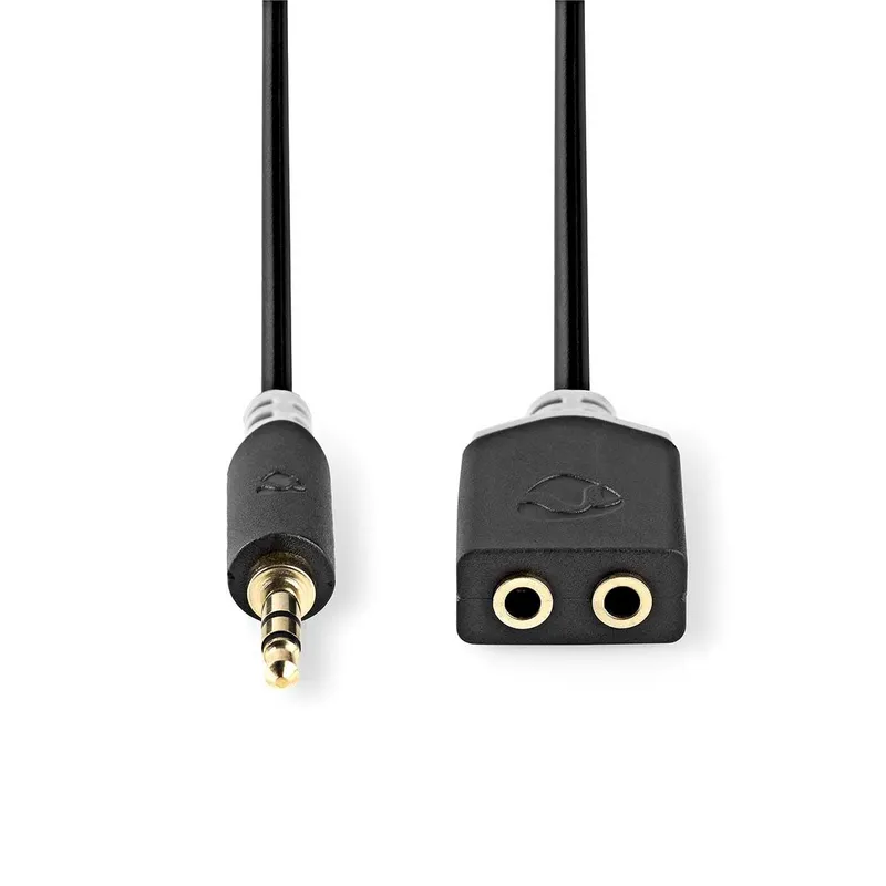 Bild 2 för NEDIS Adapter 2x3,5mm Ho - 3,5mm Ha