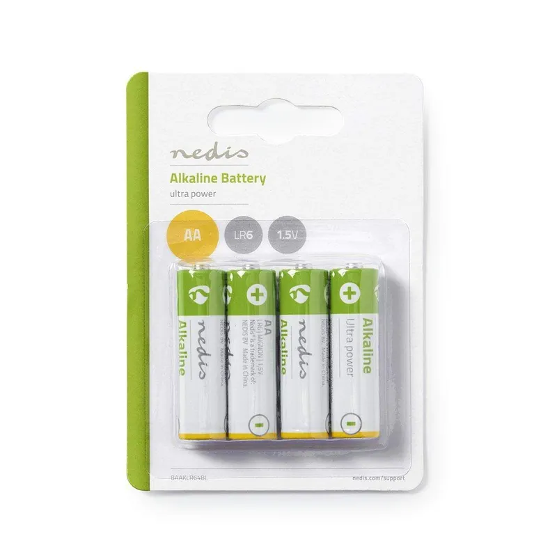 Bild 2 för Nedis Alkaline 4 pcs. AA-batteri KXD0465 - Unisex - Alkaline
