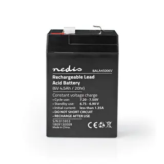 Produktfoto för Nedis BALA45006V - UPS battery - Lead Acid - 4500 mAh