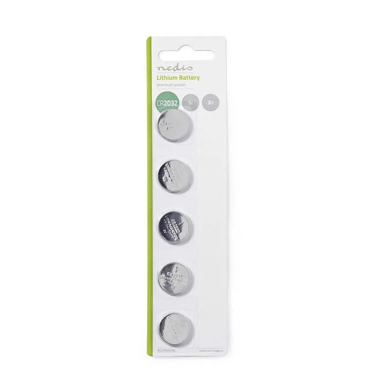 Bild 1 för Nedis BALCR20325BL - battery - 5 x CR2032 - Li