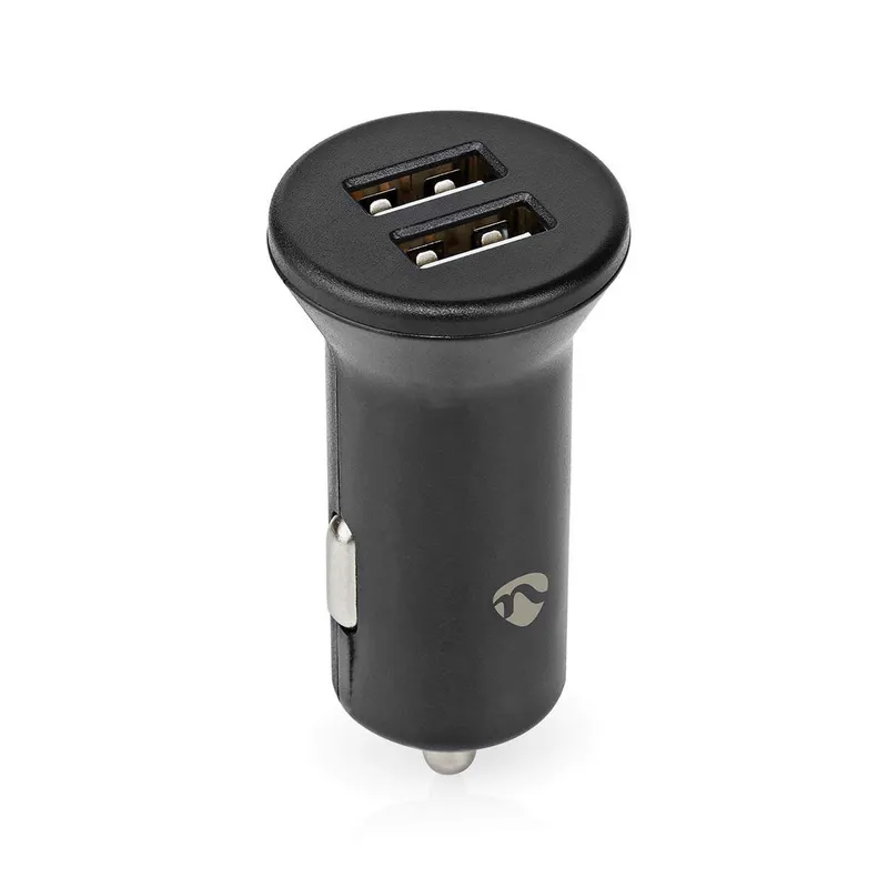 Bild 1 för Nedis Billaddare 2x USB-A 24W - Svart