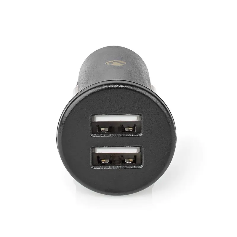 Bild 2 för Nedis Billaddare 2x USB-A 24W - Svart