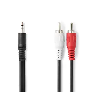 Produktfoto för Nedis CAGL22200BK150 audio cable