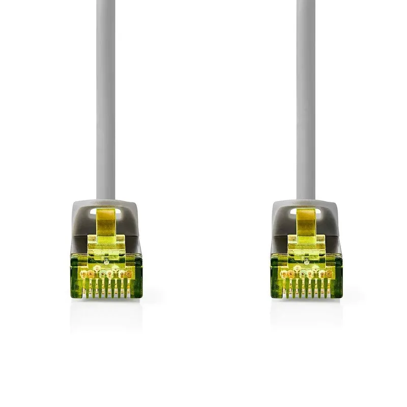 Bild 2 för Nedis Cat 8.1 nätverkskabel | S/FTP | RJ45 hane | RJ45 hane | 1.00 m | Rund | LSZH | Grå | Label