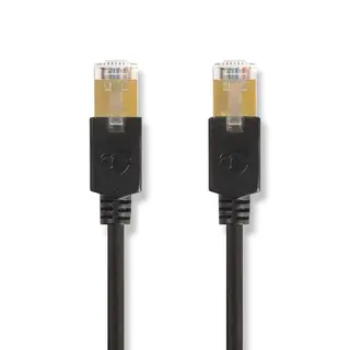 Produktfoto för Nedis CAT6 Nätverkskabel | RJ45 hane | RJ45 hane | F/UTP | 5.00 m | Rund | LSZH / PVC | Antracit | Kartong med fönster