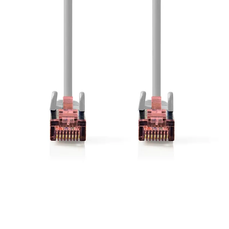 Bild 2 för Nedis CAT6 Nätverkskabel | RJ45 hane | RJ45 hane | S/FTP | 1.00 m | Inomhus | Rund | LSZH | Grå | Låda