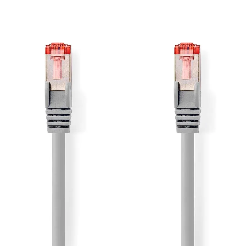 Bild 1 för Nedis CAT6 Nätverkskabel | RJ45 hane | RJ45 hane | S/FTP | 5.00 m | Inomhus | Rund | LSZH | Grå | Låda
