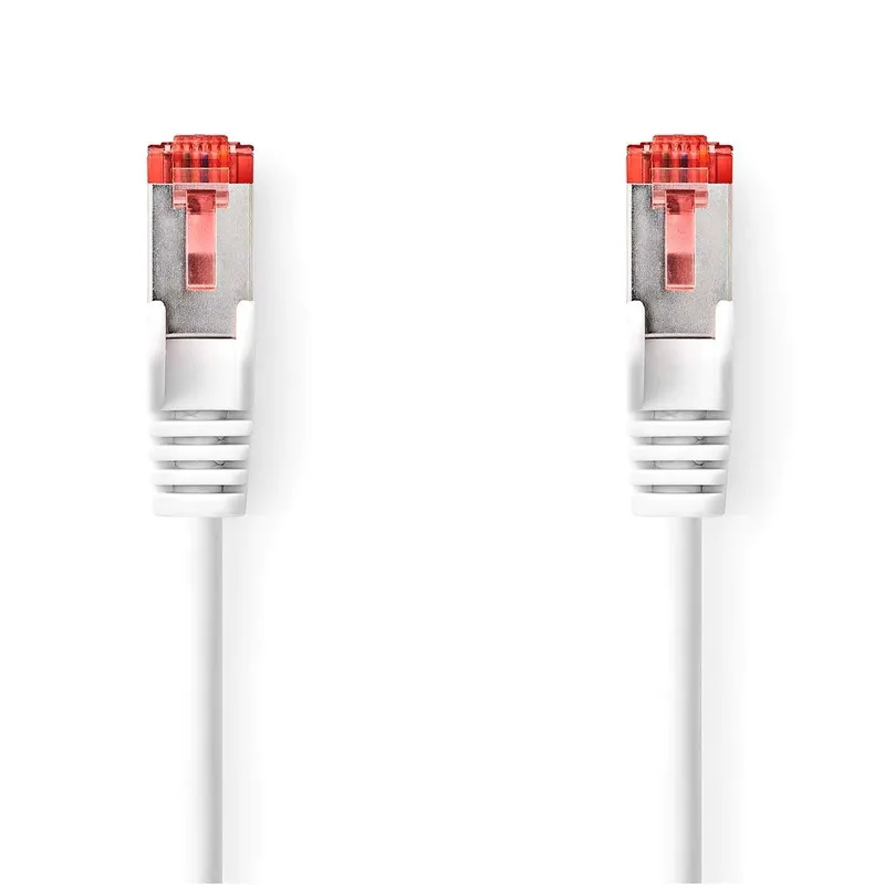 Bild 1 för Nedis CAT6 Nätverkskabel | RJ45 hane | RJ45 hane | S/FTP | 5.00 m | Rund | LSZH | Vit | Kuvert