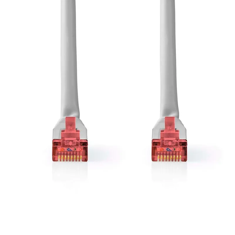 Bild 2 för Nedis CAT6 Nätverkskabel | RJ45 hane | RJ45 hane | SF/UTP | 1.00 m | Rund | PVC | Grå | Label