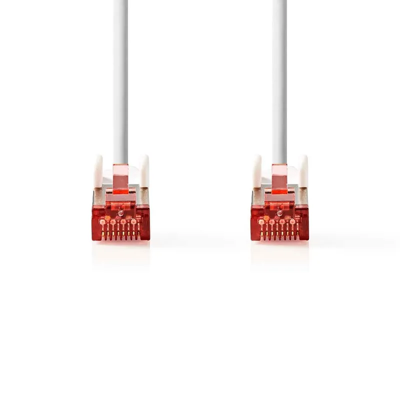 Bild 2 för Nedis CAT6 Nätverkskabel, RJ45 hane, S/FTP, 15m - Vit