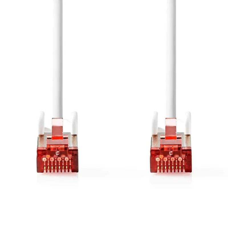 Bild 2 för Nedis CAT6 Nätverkskabel, RJ45 hane, S/FTP, 3m - Vit