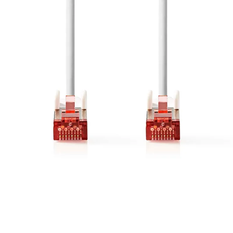 Bild 2 för Nedis CAT6 Nätverkskabel, RJ45 hane, S/FTP, 7.5m - Vit