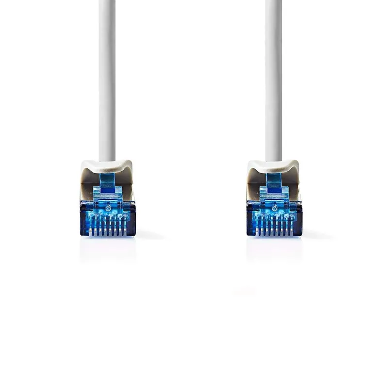 Bild 2 för Nedis CAT6a nätverkskabel | S/FTP | RJ45 hane | RJ45 hane | 1.00 m | Snagless | Rund | LSZH | Grå | Label