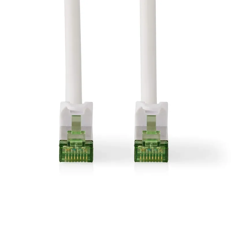 Bild 2 för Nedis CAT7 nätverkskabel | S/FTP | RJ45 hane | RJ45 hane | 1.00 m | Snagless | Rund | LSZH | Vit | Låda