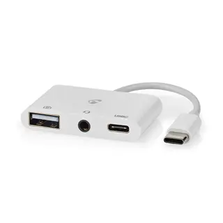 Produktfoto för Nedis CCGB64790WT01 laptop dock/port replicator
