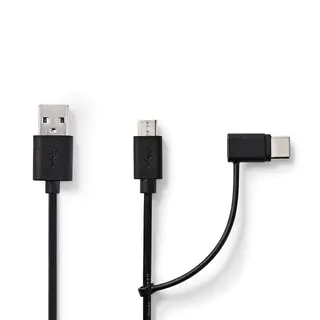 Produktfoto för Nedis CCGL60610BK10 USB cable