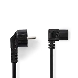 Produktfoto för Nedis CEGL10020BK20, 2 m, Strömkontakt typ F, IEC 320