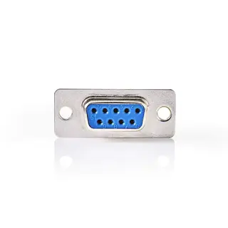 Produktfoto för Nedis D-Sub Chassis Mount | D-SUB 9-Pin Female | Silver | Box
