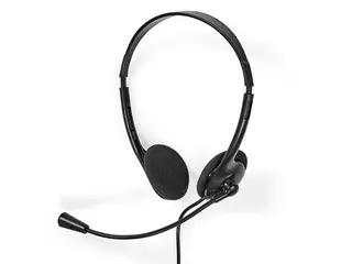 Produktfoto för NEDIS Datorheadset CHSTU110BK USB-A/C