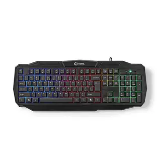 Produktfoto för Nedis Gaming - Tangentbord - Universal - Svart