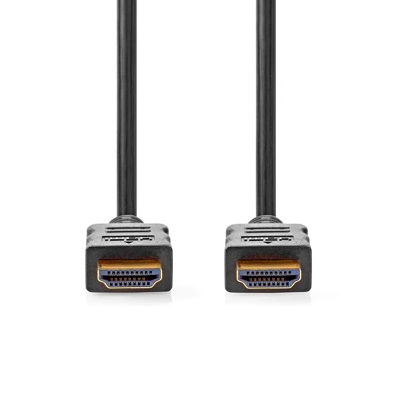 Bild 2 för Nedis High Speed ​​HDMI ™ kabel med Ethernet | HDMI™ Kontakt | HDMI™ Kontakt | 4K@60Hz | ARC | 18 Gbps | 1.00 m | Rund | PVC | Svart | Låda