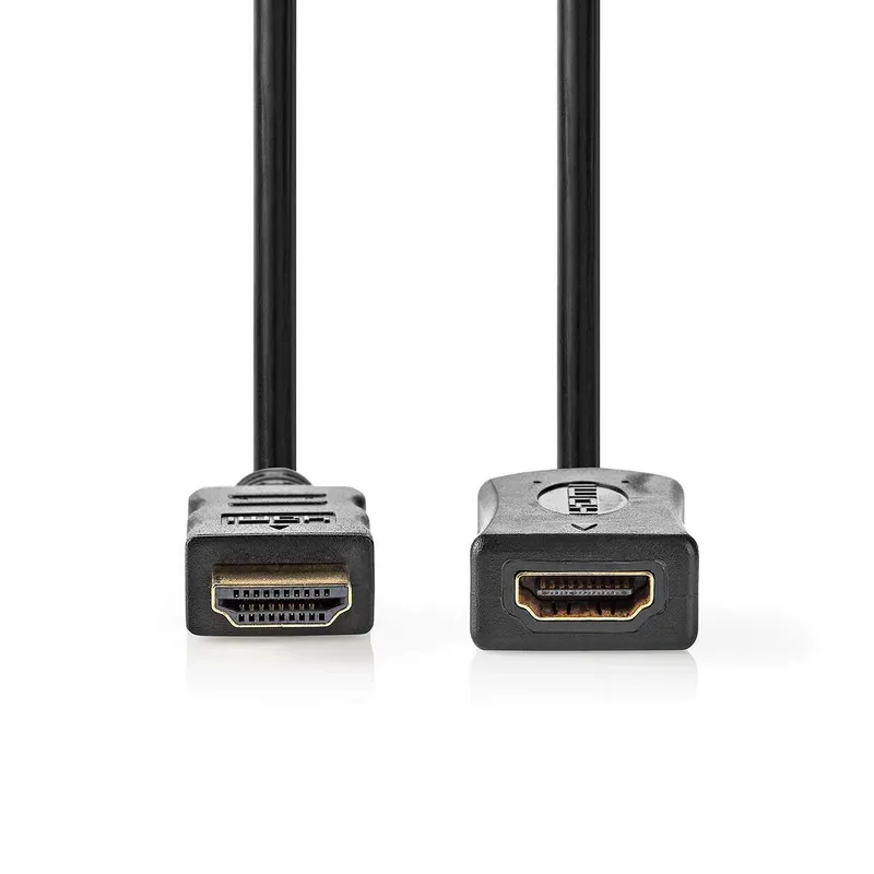 Bild 2 för Nedis High Speed ​​HDMI ™ kabel med Ethernet | HDMI™ Kontakt | HDMI™ Utgång | 4K@60Hz | ARC | 10.2 Gbps | 1.00 m | Rund | PVC | Svart | Label
