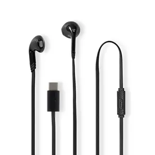Produktfoto för NEDIS Hörlur+Mic HPWD2020BK In-ear