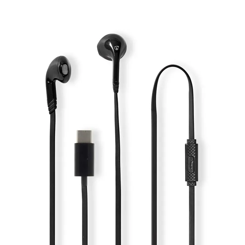 Alternativ bild 0 för NEDIS Hörlur+Mic HPWD2020BK In-ear