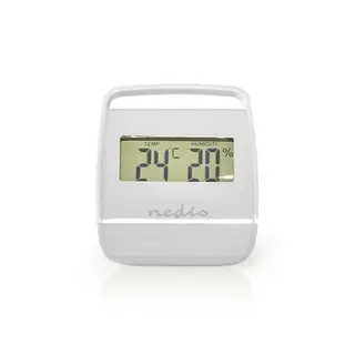 Produktfoto för Nedis Inomhustermometer - Vit
