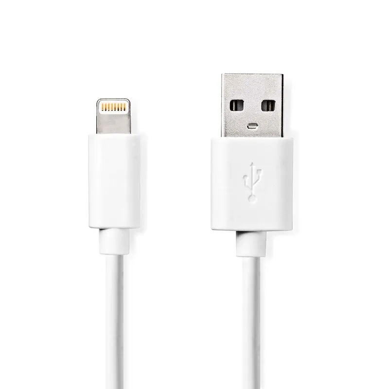 Bild 1 för NEDIS Kabel Lightning - USB A 1m Vit