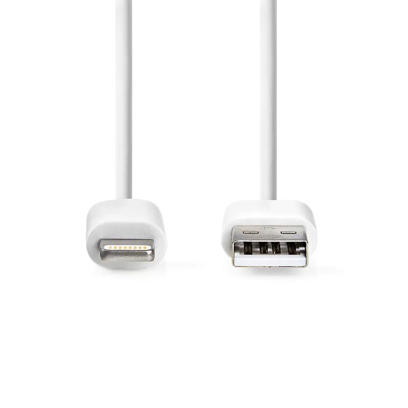 Bild 2 för NEDIS Kabel Lightning - USB A 3m Vit