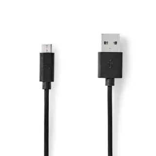 Produktfoto för NEDIS Kabel USB-A Ha - USB Micro B 2m