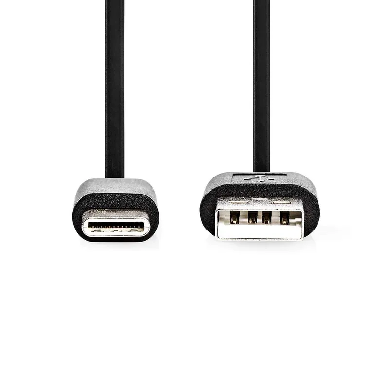 Bild 2 för NEDIS Kabel USB-A - USB-C 2m Svart