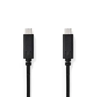 Produktfoto för NEDIS Kabel USB-C - USB-C 2m svart