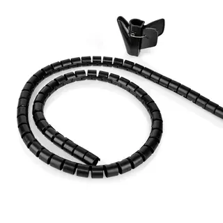 Produktfoto för Nedis Kabelärm Spiral, 2m, innerdiameter 13-16mm - Svart