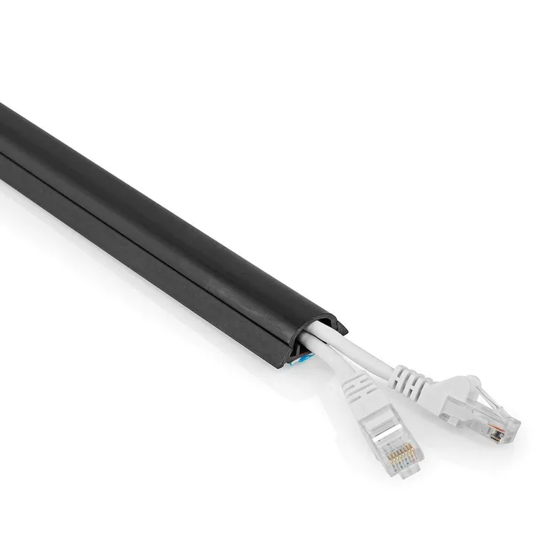 Bild 1 för Nedis Kabelkanal, 50cm, max kabeltjocklek 1,2cm - Svart