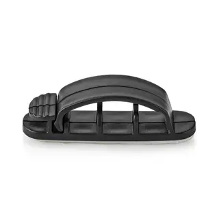 Produktfoto för Nedis Kabelklämma, 3 platser, 3-pack - Svart