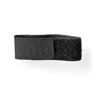 Produktfoto för Nedis Kabelorganiserare, Kardborreband, 6-pack - Svart